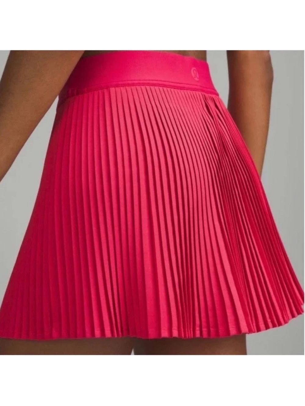 LULULEMON Women’s Sz 0 Varsity High Rise Pleated Tennis Pink Skort Skirt